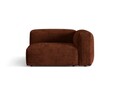 Modul dreapta pentru canapea, 1 loc, Martina-212, Micadoni Home, 121x106x75 cm, velur, caramiziu