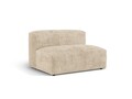 Modul pentru canapea, 1 loc, Martina-212, Micadoni Home, 132x106x75 cm, velur, bej deschis