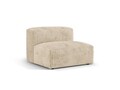 Modul pentru canapea, 1 loc, Martina-212, Micadoni Home, 92x106x75 cm, velur, bej deschis