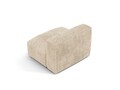 Modul pentru canapea, 1 loc, Martina-212, Micadoni Home, 92x106x75 cm, velur, bej deschis