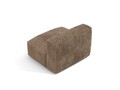 Modul pentru canapea, 1 loc, Martina-212, Micadoni Home, 92x106x75 cm, velur, maro ghinda