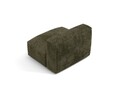 Modul pentru canapea, 1 loc, Martina-212, Micadoni Home, 92x106x75 cm, velur, verde muschi