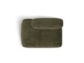 Modul stanga pentru canapea, 2 locuri, Martina-212, Micadoni Home, 133x106x75 cm, velur, verde muschi