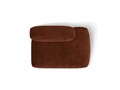 Modul dreapta pentru canapea, 2 locuri, Martina-212, Micadoni Home, 133x106x75 cm, velur, caramiziu