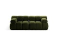Canapea 2 locuri, Bellis-213, Micadoni Home, 188x94x70 cm, tesatura boucle, verde