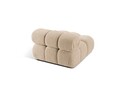 Modul pentru canapea, 1 loc, Bellis-213, Micadoni Home, 94x94x70 cm, tesatura boucle, bej sand