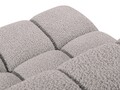Modul pentru canapea, 1 loc, Bellis-213, Micadoni Home, 94x94x70 cm, tesatura boucle, gri deschis