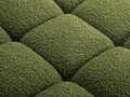 Modul pentru canapea, 1 loc, Bellis-213, Micadoni Home, 94x94x70 cm, tesatura boucle, verde
