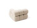 Modul dreapta pentru canapea, 1 loc, Bellis-213, Micadoni Home, 94x94x70 cm, tesatura boucle, bej deschis