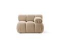 Modul dreapta pentru canapea, 1 loc, Bellis-213, Micadoni Home, 94x94x70 cm, tesatura boucle, bej sand