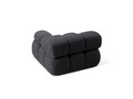 Modul dreapta pentru canapea, 1 loc, Bellis-213, Micadoni Home, 94x94x70 cm, tesatura boucle, grafit