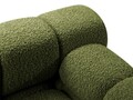 Modul dreapta pentru canapea, 1 loc, Bellis-213, Micadoni Home, 94x94x70 cm, tesatura boucle, verde