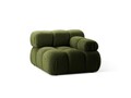 Modul dreapta pentru canapea, 1 loc, Bellis-213, Micadoni Home, 94x94x70 cm, tesatura boucle, verde