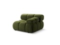 Modul dreapta pentru canapea, 1 loc, Bellis-213, Micadoni Home, 94x94x70 cm, tesatura boucle, verde