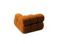 Modul dreapta pentru canapea, 1 loc, Bellis-213, Micadoni Home, 94x94x70 cm, tesatura boucle, caramiziu