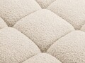 Modul stanga pentru canapea, 1 loc, Bellis-213, Micadoni Home, 94x94x70 cm, tesatura boucle, bej deschis