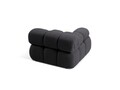 Modul stanga pentru canapea, 1 loc, Bellis-213, Micadoni Home, 94x94x70 cm, tesatura boucle, grafit