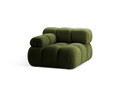 Modul stanga pentru canapea, 1 loc, Bellis-213, Micadoni Home, 94x94x70 cm, tesatura boucle, verde