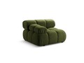 Modul stanga pentru canapea, 1 loc, Bellis-213, Micadoni Home, 94x94x70 cm, tesatura boucle, verde