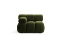 Modul stanga pentru canapea, 1 loc, Bellis-213, Micadoni Home, 94x94x70 cm, tesatura boucle, verde