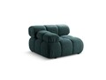 Modul stanga pentru canapea, 1 loc, Bellis-213, Micadoni Home, 94x94x70 cm, tesatura boucle, petrol