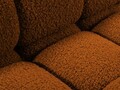 Modul stanga pentru canapea, 1 loc, Bellis-213, Micadoni Home, 94x94x70 cm, tesatura boucle, caramiziu