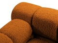 Modul stanga pentru canapea, 1 loc, Bellis-213, Micadoni Home, 94x94x70 cm, tesatura boucle, caramiziu