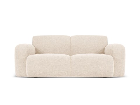 Canapea 2 locuri, Molino-101, Micadoni Home, 170x95x72 cm, tesatura boucle, bej