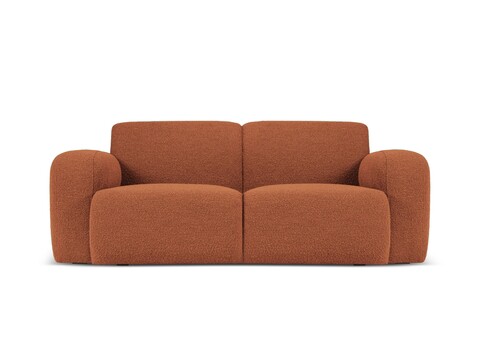 Canapea 2 locuri, Molino-101, Micadoni Home, 170x95x72 cm, tesatura boucle, teracota