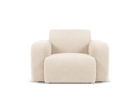 Fotoliu, Molino-101, Micadoni Home, 105x95x72 cm, tesatura boucle, bej