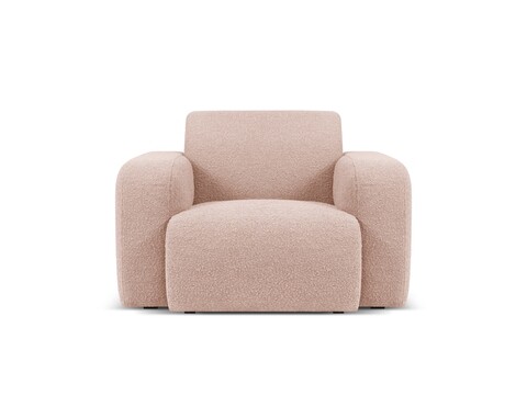 Fotoliu, Molino-101, Micadoni Home, 105x95x72 cm, tesatura boucle, roz pudra