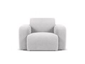 Fotoliu, Molino-101, Micadoni Home, 105x95x72 cm, tesatura boucle, gri deschis