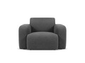 Fotoliu, Molino-101, Micadoni Home, 105x95x72 cm, tesatura boucle, gri inchis