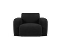 Fotoliu, Molino-101, Micadoni Home, 105x95x72 cm, tesatura boucle, negru