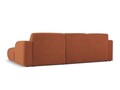 Coltar dreapta 4 locuri, Molino-101, Micadoni Home, 250x170x72 cm, tesatura boucle, teracota