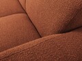 Coltar dreapta 4 locuri, Molino-101, Micadoni Home, 250x170x72 cm, tesatura boucle, teracota