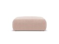 Taburet, Molino-101, Micadoni Home, 100x100x36 cm, tesatura boucle, roz pudra