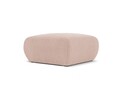 Taburet, Molino-101, Micadoni Home, 75x75x36 cm, tesatura boucle, roz pudra