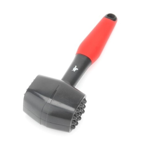Ciocan fragezire carne, Luigi Ferrero Atlanta, plastic/inox, rosu/negru