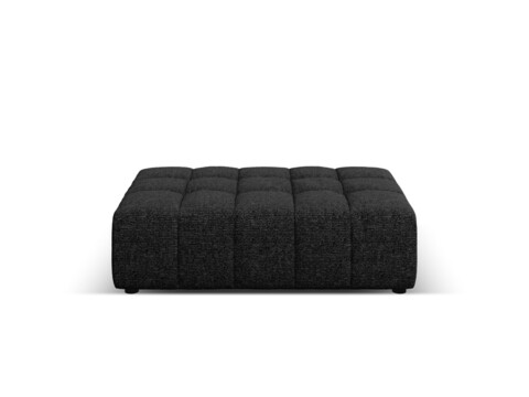 Taburet, Jennifer-140, Micadoni Home, 102x80x40 cm, tesatura chenille din poliester, negru