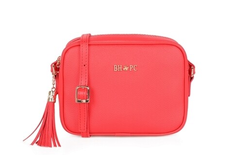 Geanta Beverly Hills Polo Club, 1103, piele ecologica, rosu