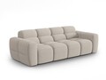 Canapea 4 locuri, Lisa-193, Micadoni Home, 256x101x77 cm, tesatura structurata, bej sand