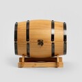 Set whisky 12 piese Gomera, Homla, 310 ml, lemn/sticla/inox, natur/negru