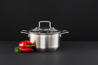 29.8x21.7x12 cm, Argintiu, Oala 3. L