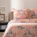 Lenjerie de pat pentru o persoana Vonin, Homla, 2 piese, 140x200 cm, bumbac, multicolor