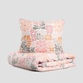 Lenjerie de pat pentru o persoana Vonin, Homla, 2 piese, 140x200 cm, bumbac, multicolor