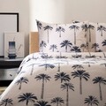 Lenjerie de pat dubla Tangi, Homla, 3 piese, 160x200 cm, bumbac, multicolor