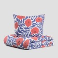 Lenjerie de pat dubla Vallmo, Homla, 3 piese, 160x200 cm, bumbac, multicolor