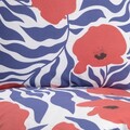 Lenjerie de pat dubla Vallmo, Homla, 3 piese, 160x200 cm, bumbac, multicolor