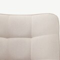 Scaun Colin, Homla, 61x53x88 cm, metal/MDF/textil, bej
